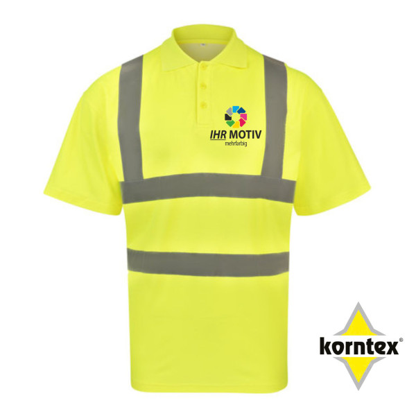 High-End Polycotton Hi-Vis Polo Shirt Cambridge individuell bedruckt