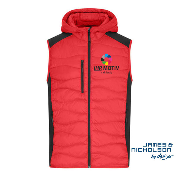 Men's Hybrid Vest individuell bestickt