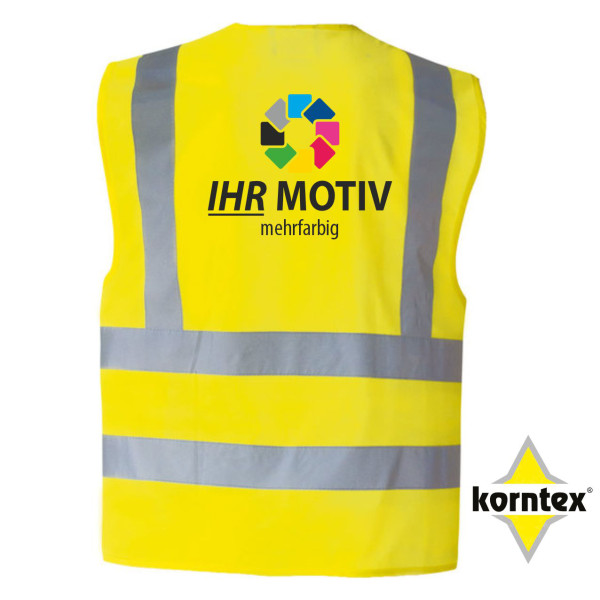 Hi-Vis Safety Vest With 4 Reflective Stripes Hannover individuell bedruckt