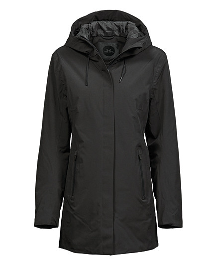 Women's All Weather Parka individuell bestickt Black