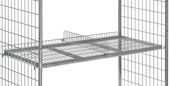 Fetra Trenngitter für Boden 610 mm breit für Kommissionierwagen 28er Serie