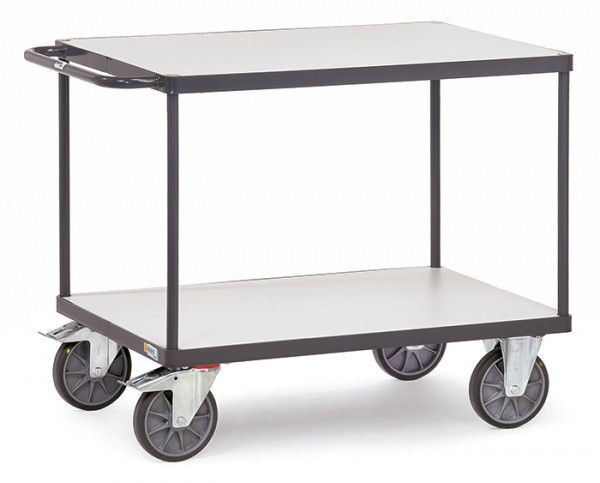 Fetra ESD-Tischwagen Ladefläche 1000 x 600 mm 2 Böden bis 600 kg