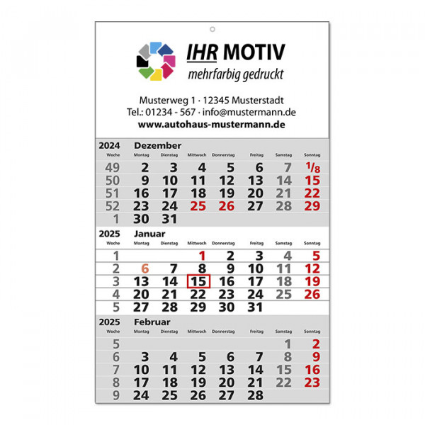 3 Monatskalender Quartalo, Ausgabe 2026