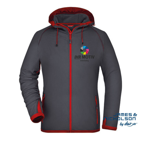 Ladies Hooded Fleece individuell bestickt