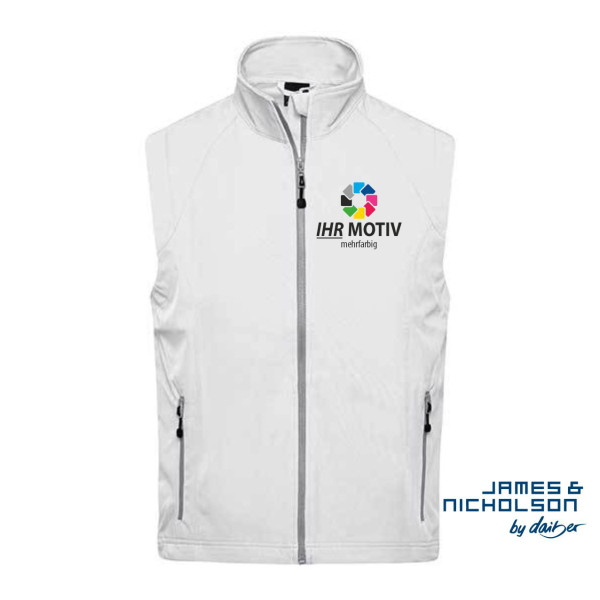 Men's Softshell Vest individuell bestickt